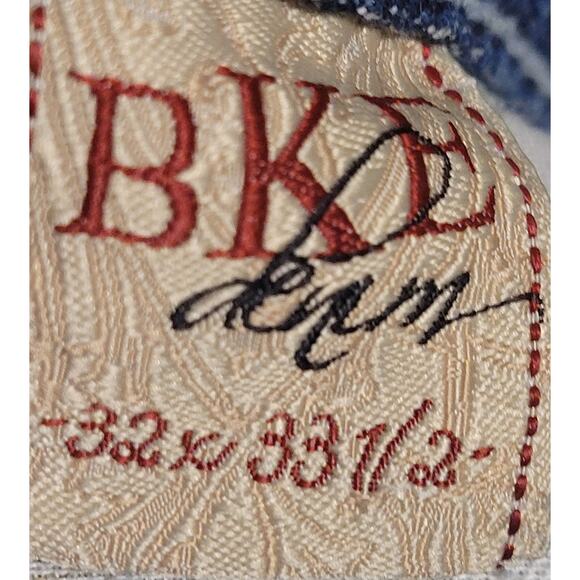 BKE Kate Low-Rise Bootcut Jeans Faded Distressed Tag 32Wx33.5L Actual 32Wx32L - Picture 7 of 11